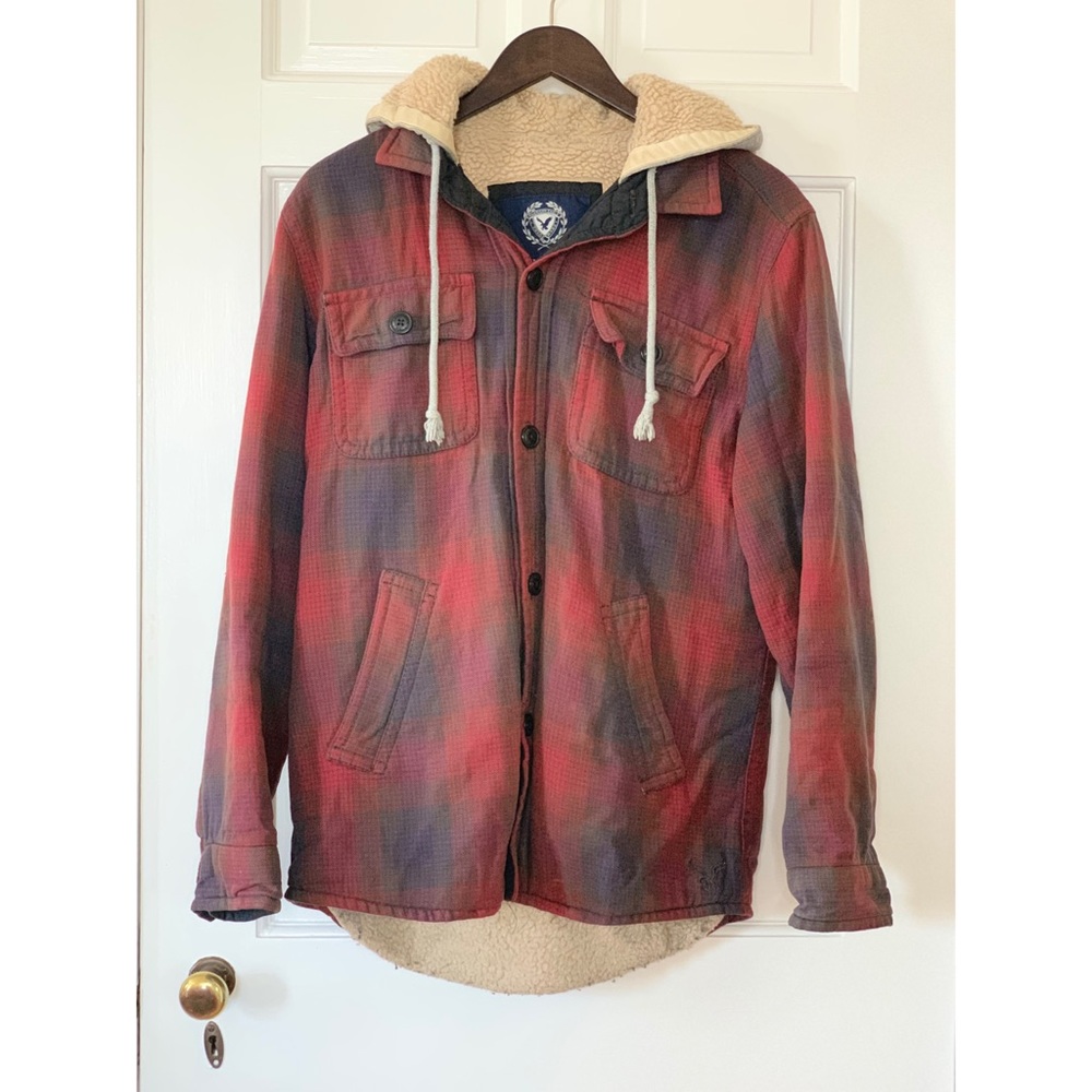 American Eagle Outfitters Plaid Coat